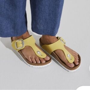 Bio Step Sunflower Yellow Thong Sandals | 8.5